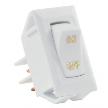 JR PRODUCTS LABELED 12V ON/OFF SWITCH, WHITE 12585